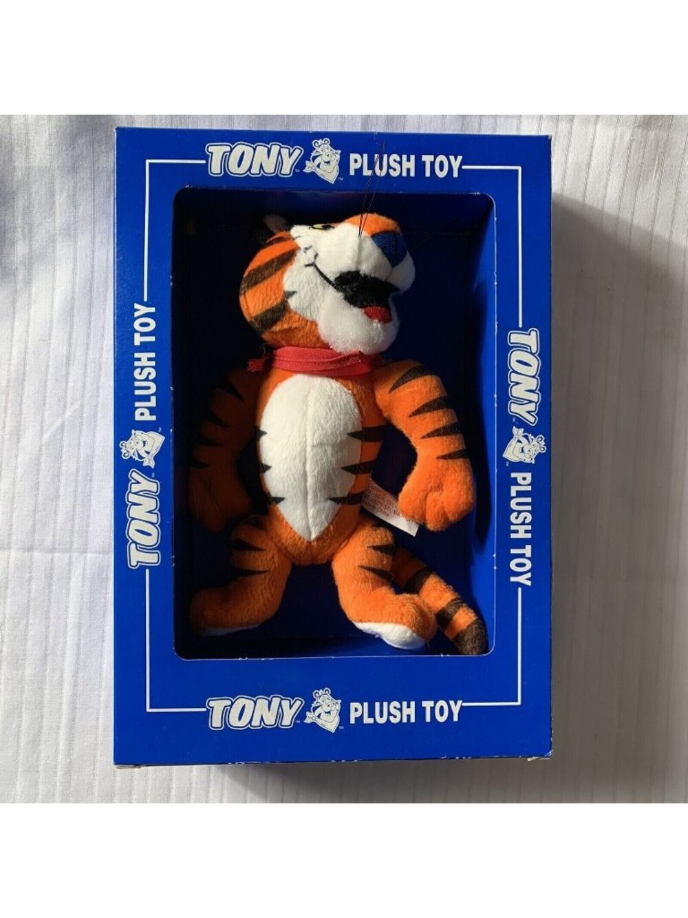 Toy Kellogg Company Tony the Tiger Plush 1997 Toy Stuffed Animal NOS Vintage